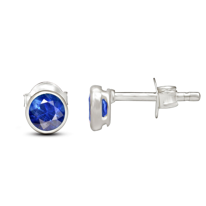 4*4 MM Round - Sapphire Stud - CB-S607S Catalogue