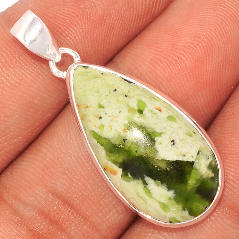 1.6" Chrome Chalcedony Pendants - CCDP65