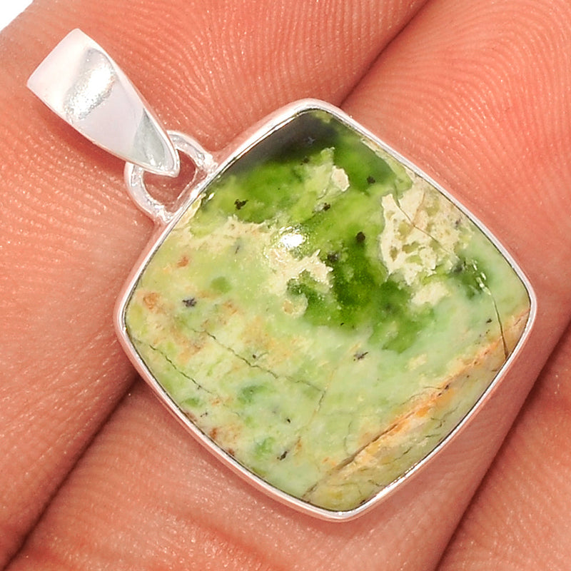 1.1" Chrome Chalcedony Pendants - CCDP93