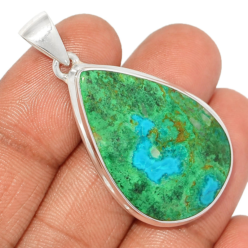 1.8" Chrysocolla Peru Pendants - CCPP1057