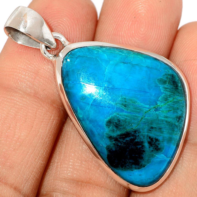 1.6" Chrysocolla Peru Pendants - CCPP820