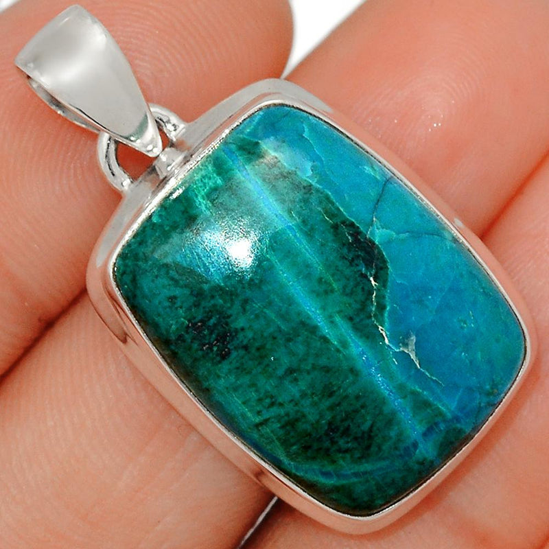 1.5" Chrysocolla Peru Pendants - CCPP864