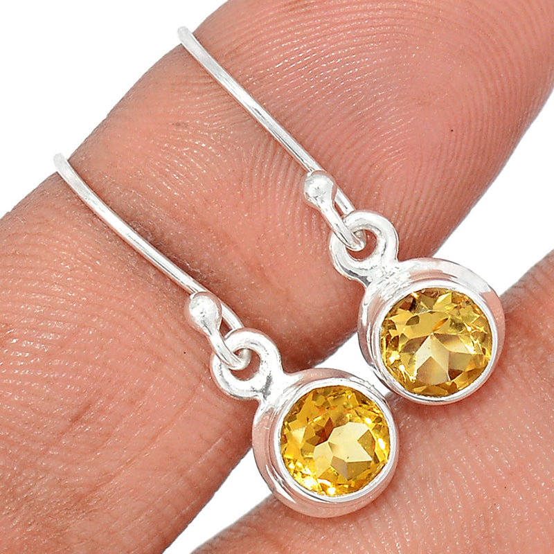 1" Citrine Earrings - CITE1800