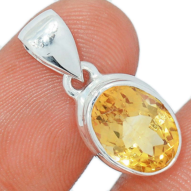 0.8" Citrine Pendants - CITP2377