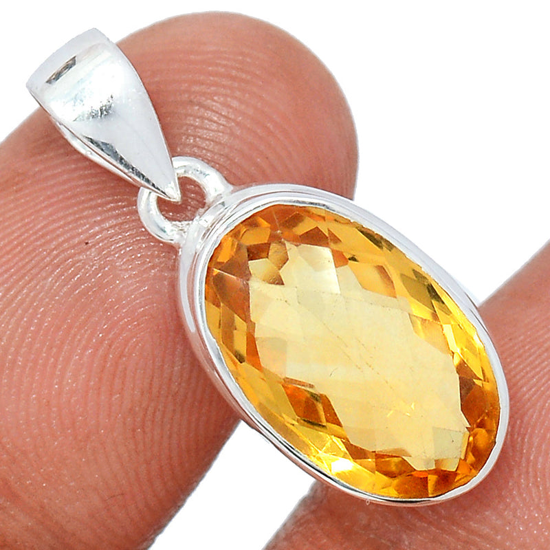 1" Citrine Pendants - CITP2385