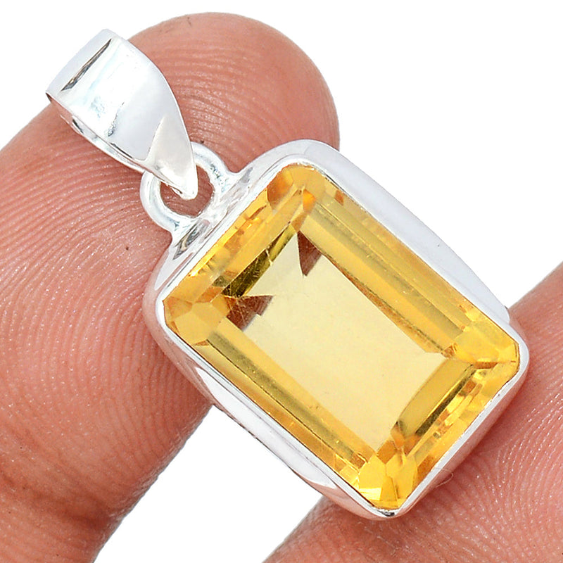 1.1" Citrine Pendants - CITP2386