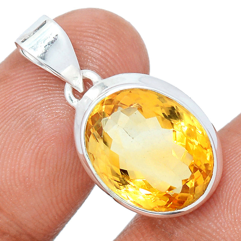 1.1" Citrine Pendants - CITP2391