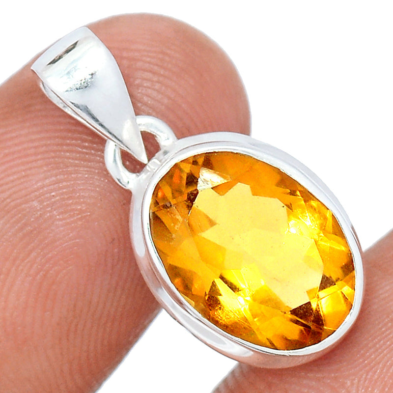 1" Citrine Pendants - CITP2404