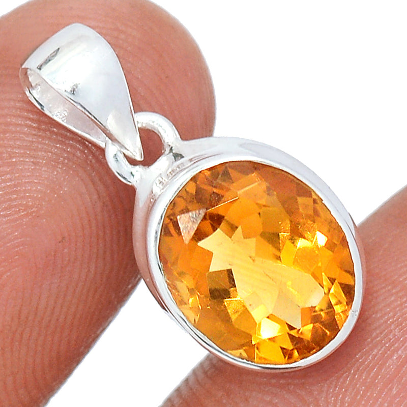 0.8" Citrine Pendants - CITP2408