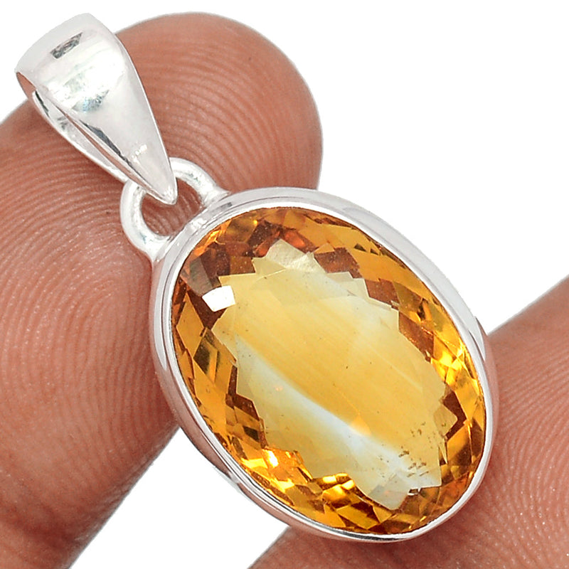 1.2" Citrine Pendants - CITP2421