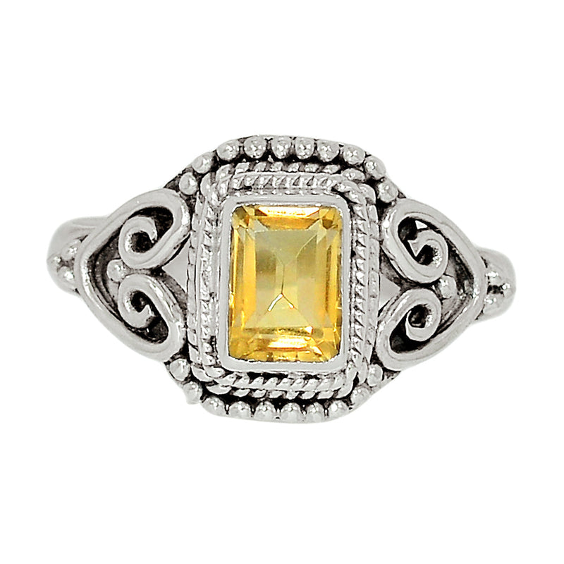 Small Filigree - Citrine Ring - CITR1058