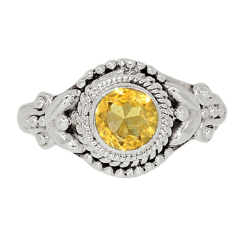 Small Filigree - Citrine Ring - CITR1064