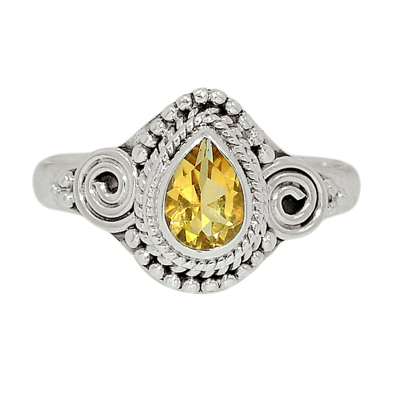 Small Filigree - Citrine Ring - CITR1070