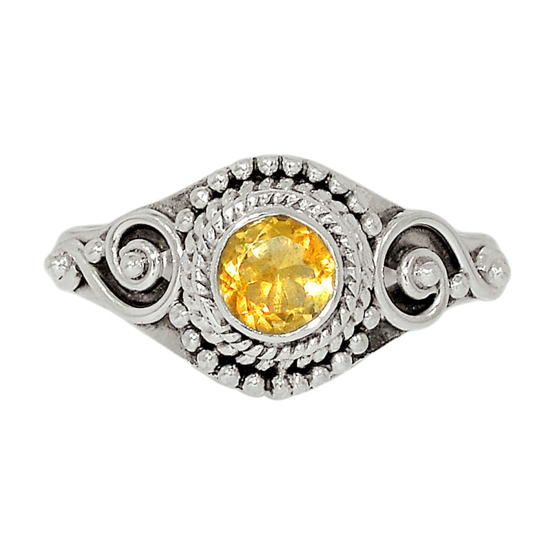 Small Filigree - Citrine Ring - CITR1078