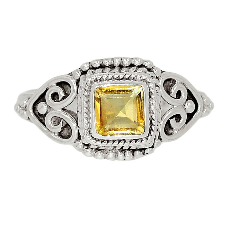 Small Filigree - Citrine Ring - CITR1084