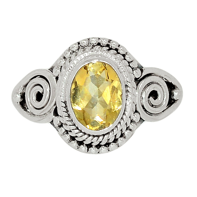 Small Filigree - Citrine Ring - CITR1139