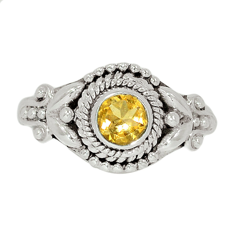 Small Filigree - Citrine Ring - CITR1143