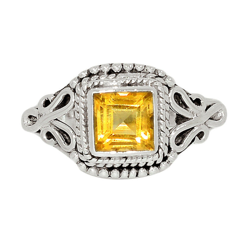 Small Filigree - Citrine Ring - CITR1146