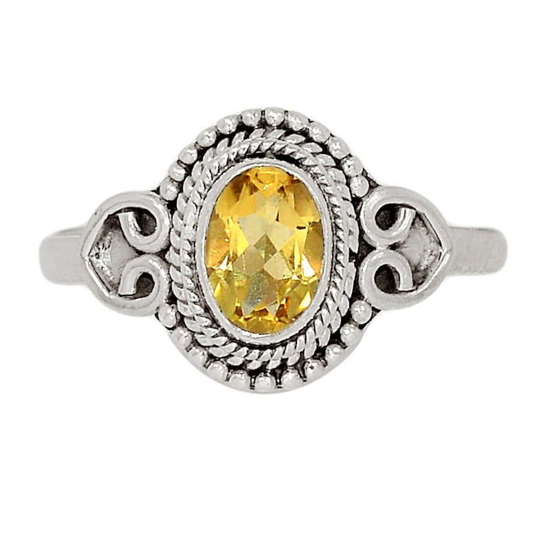 Small Filigree - Citrine Ring - CITR1157