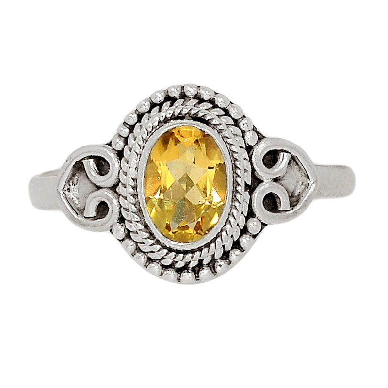 Small Filigree - Citrine Ring - CITR1159