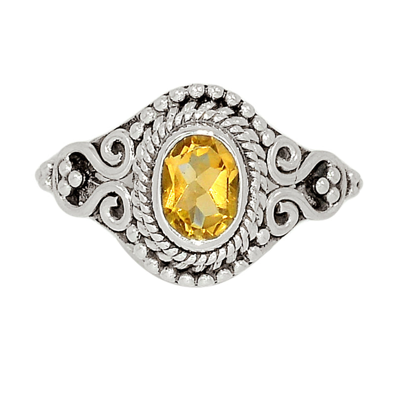 Small Filigree - Citrine Ring - CITR1167