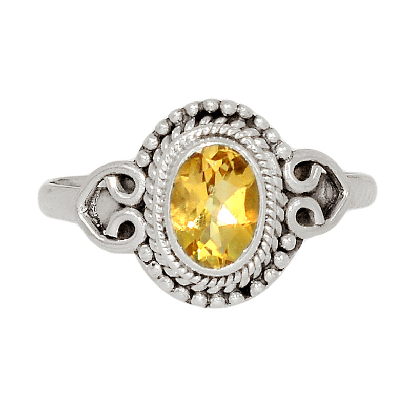 Small Filigree - Citrine Ring - CITR1172