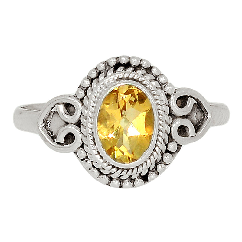 Small Filigree - Citrine Ring - CITR1173