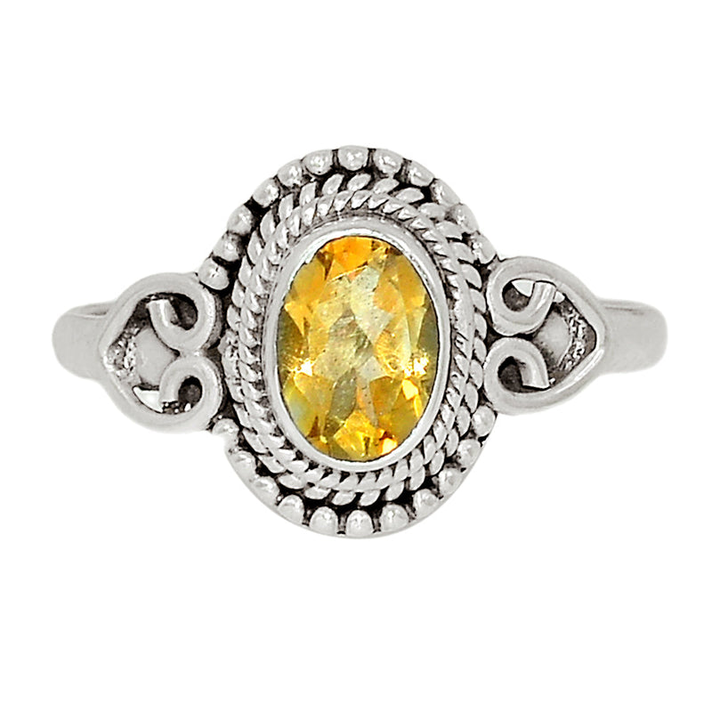 Small Filigree - Citrine Ring - CITR1177