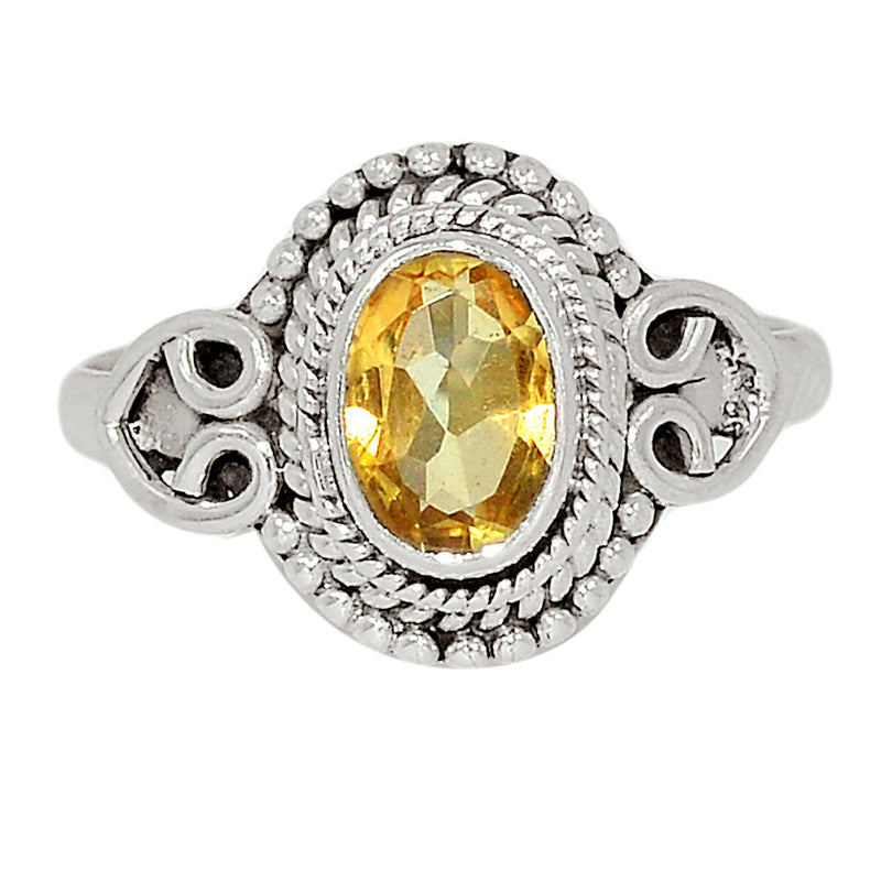 Small Filigree - Citrine Ring - CITR1205