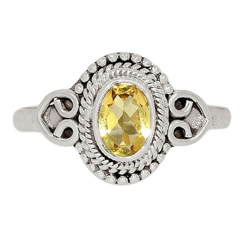 Small Filigree - Citrine Ring - CITR1211