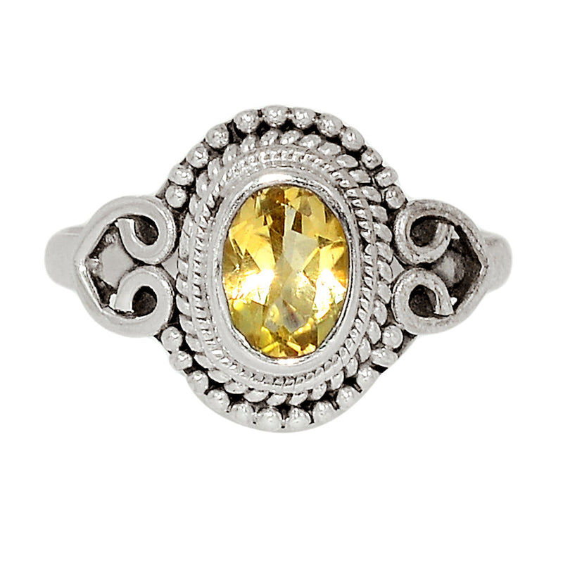 Small Filigree - Citrine Ring - CITR1215