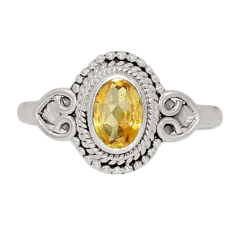 Small Filigree - Citrine Ring - CITR1219