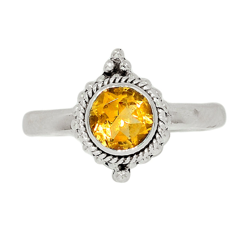 Small Filigree - Citrine Ring - CITR1278