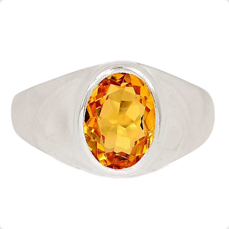 Solid - Citrine Ring - CITR1317