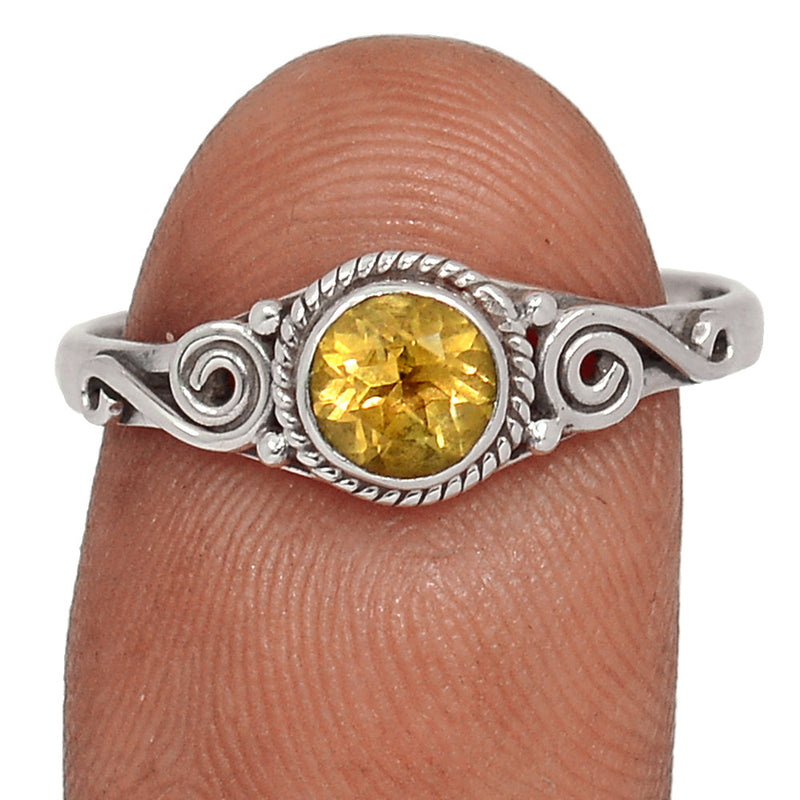 Small Filigree - Citrine Ring - CITR1337