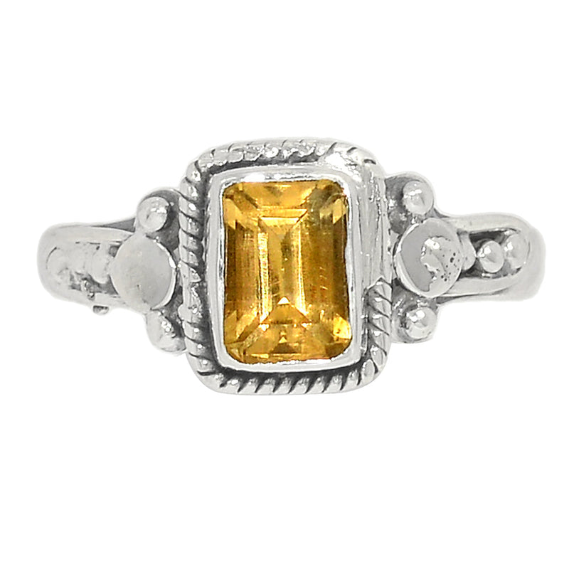 Small Filigree - Citrine Ring - CITR1341