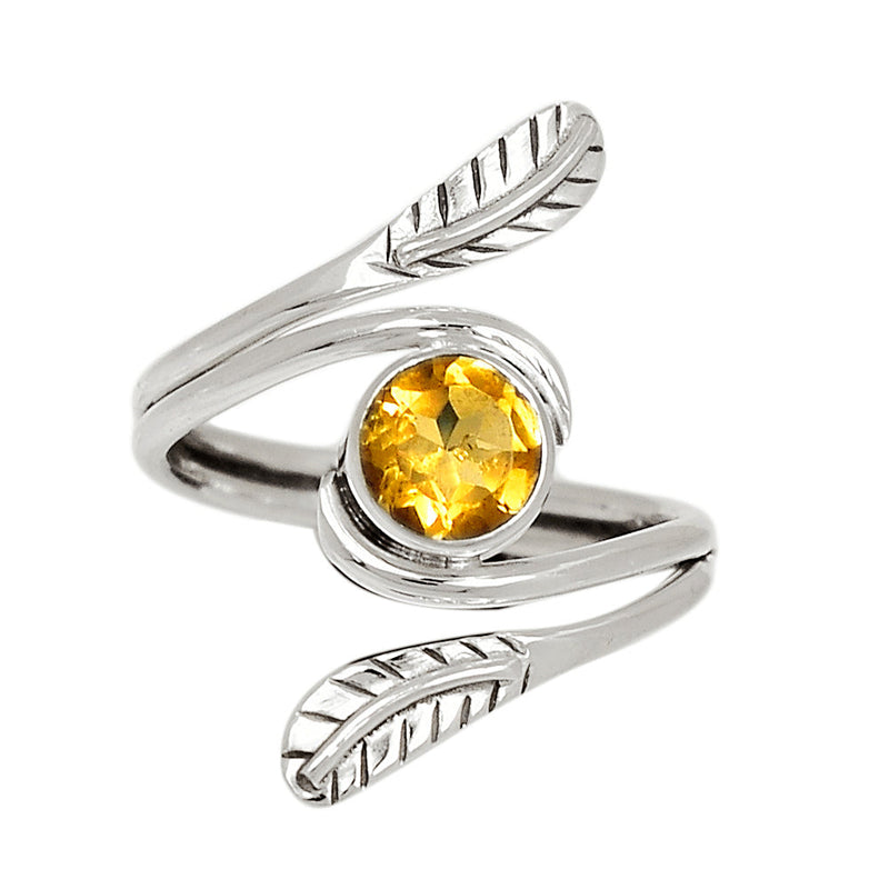 Small Filigree - Citrine Ring - CITR936