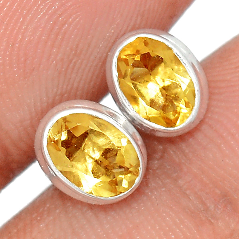 Citrine Studs - CITS889