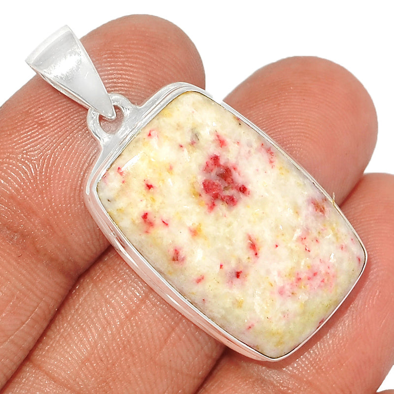 1.6" Cinnabar In Scapolite Pendants - CNBP860