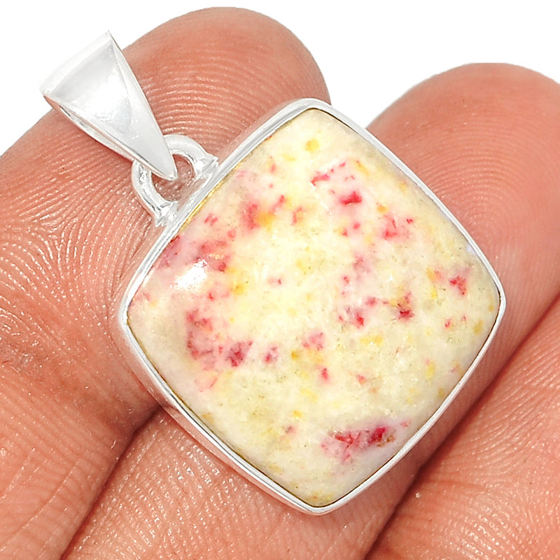 1.2" Cinnabar In Scapolite Pendants - CNBP861