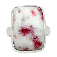 Cinnabar in Scapolite Ring-CNBR370