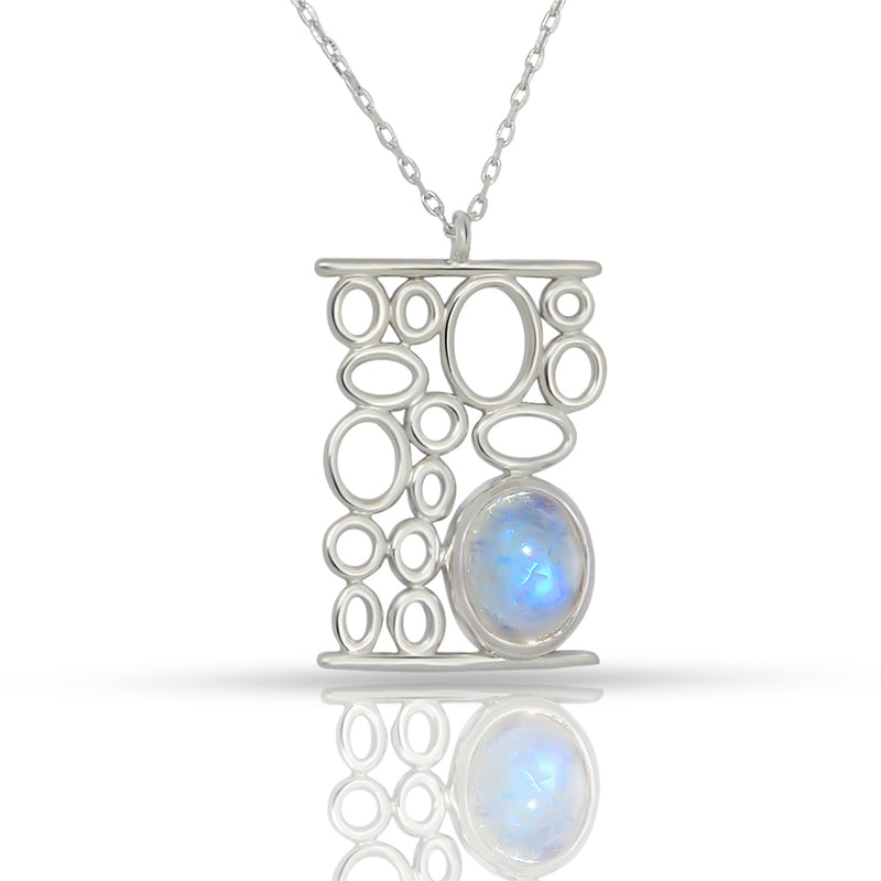 Rainbow Moonstone Necklace - CNE1001RM Catalogue