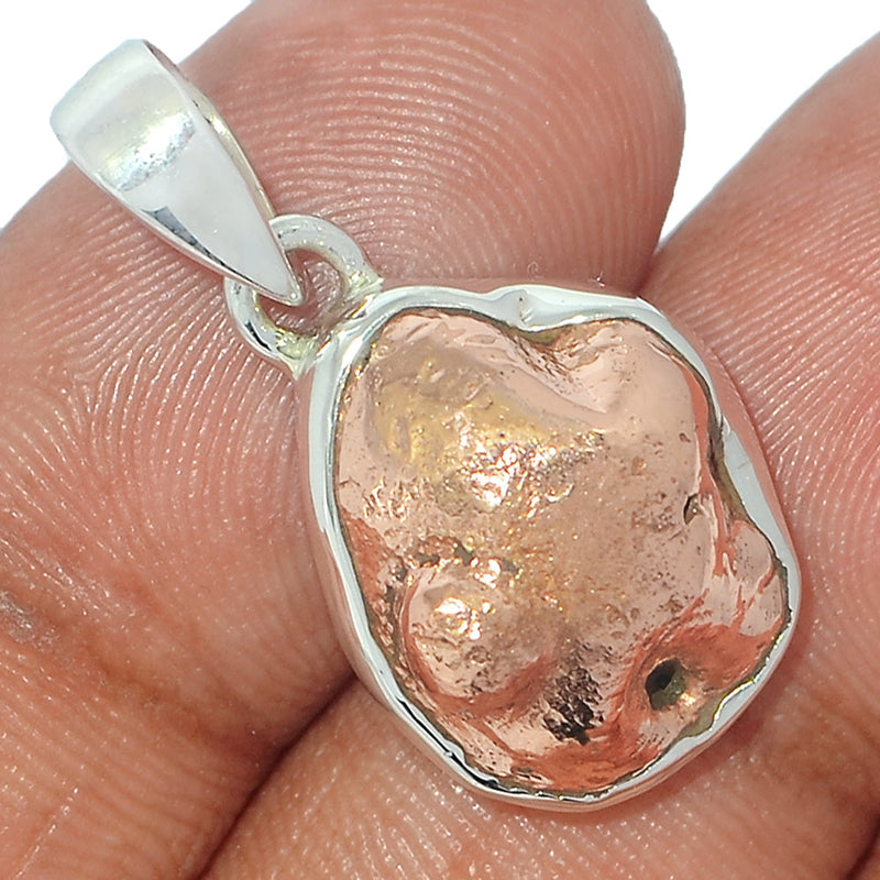 1.1" Copper Nuggets Pendants - CNTP282