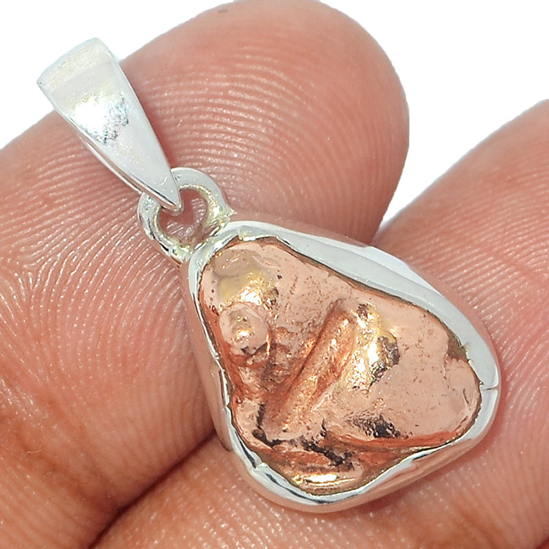 1.1" Copper Nuggets Pendants - CNTP284