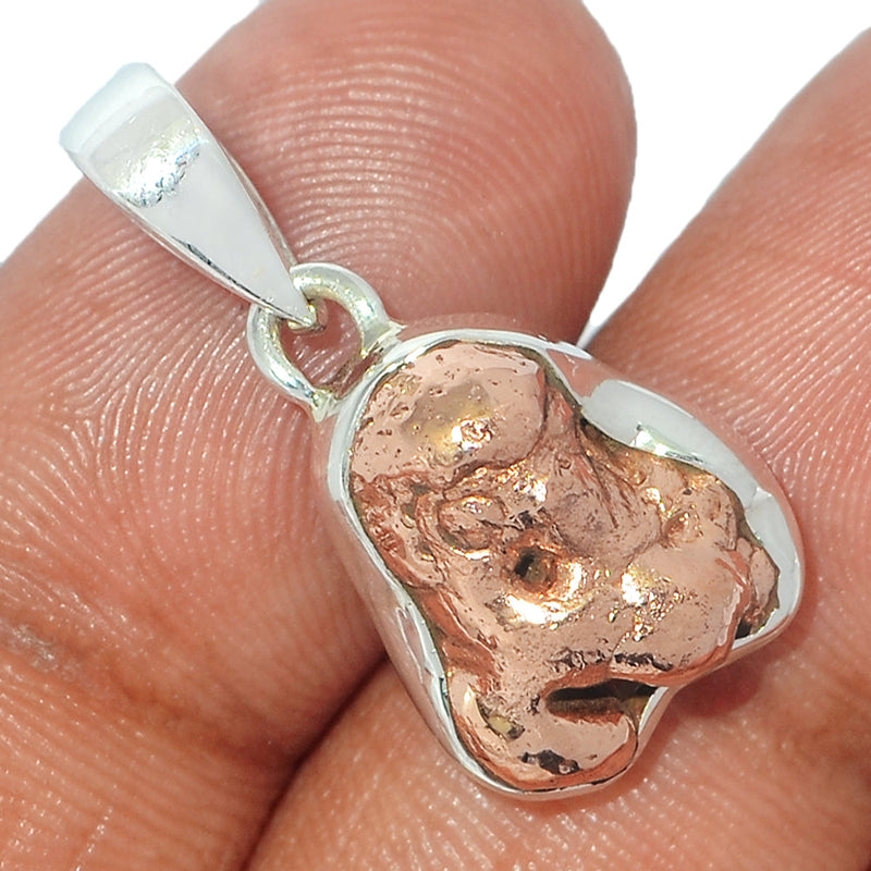 1.1" Copper Nuggets Pendants - CNTP291