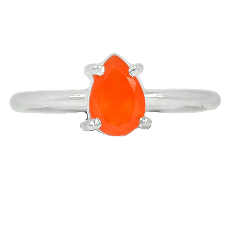 Claw - Faceted Carnelian Ring - CRFR211