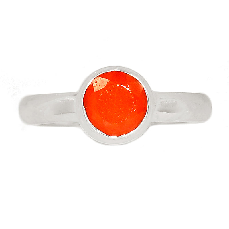 Carnelian Faceted Ring - CRFR241