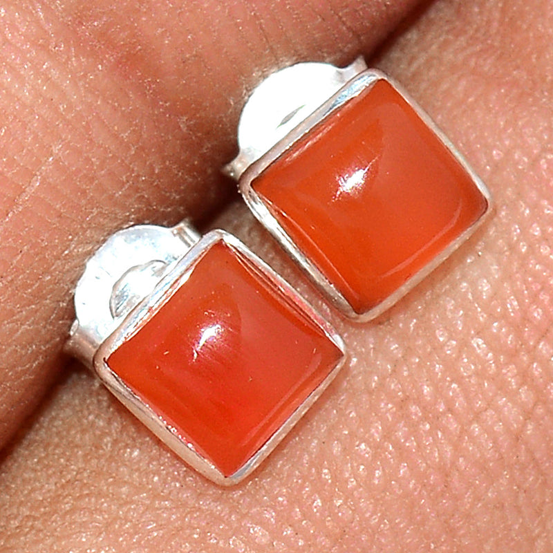 Carnelian Studs - CRNS394