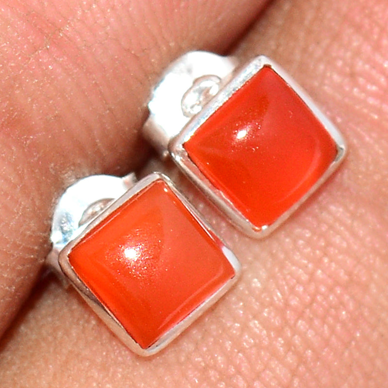 Carnelian Studs - CRNS402