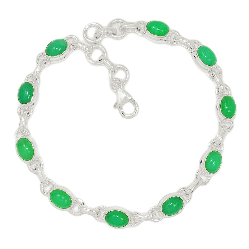 8.6" Chrysoprase Bracelets - CRPB37